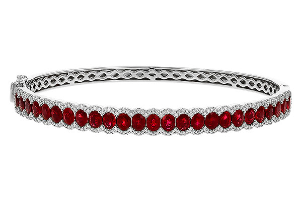 M311-16916: BANGLE 5.04 TW RUBY 5.60 TGW