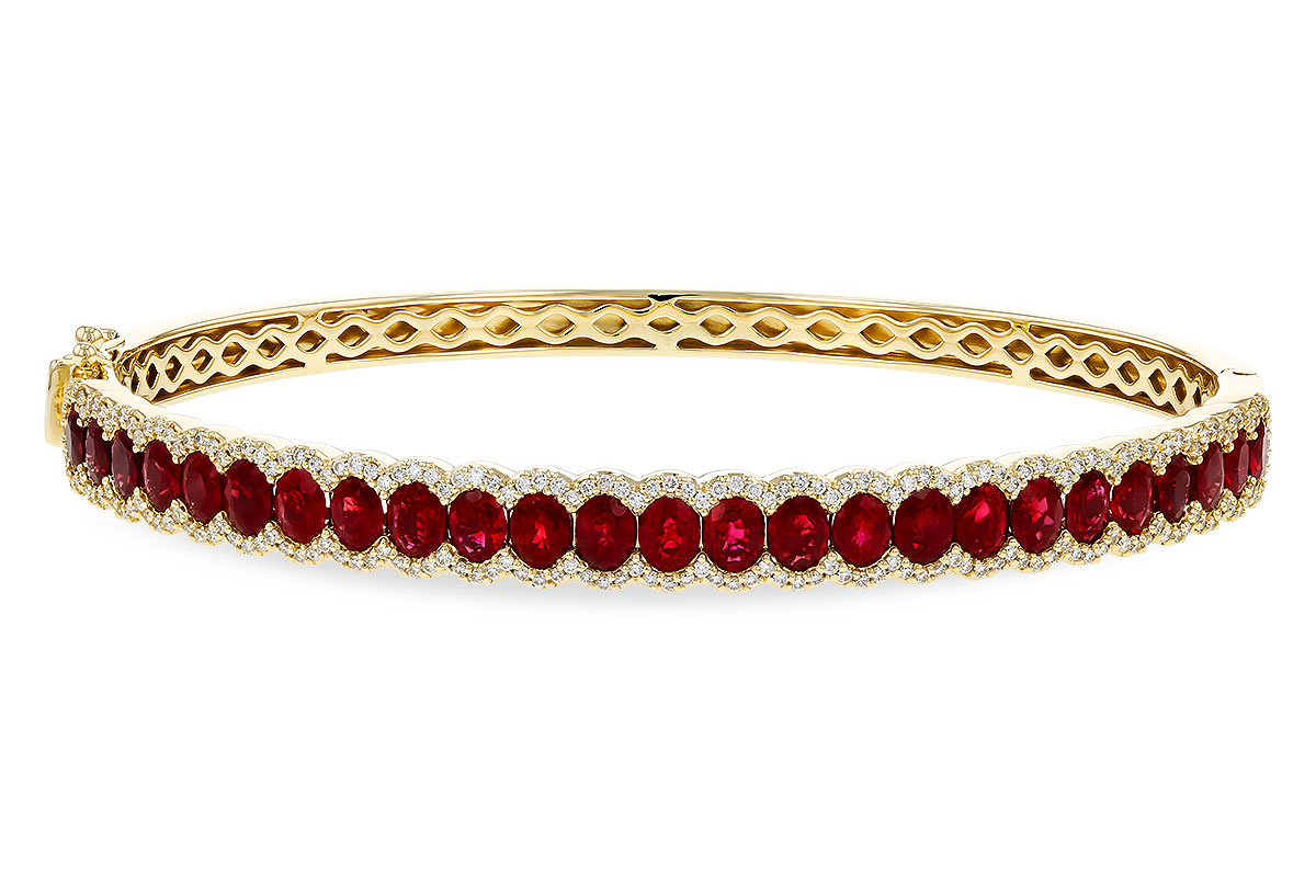 M311-16916: BANGLE 5.04 TW RUBY 5.60 TGW