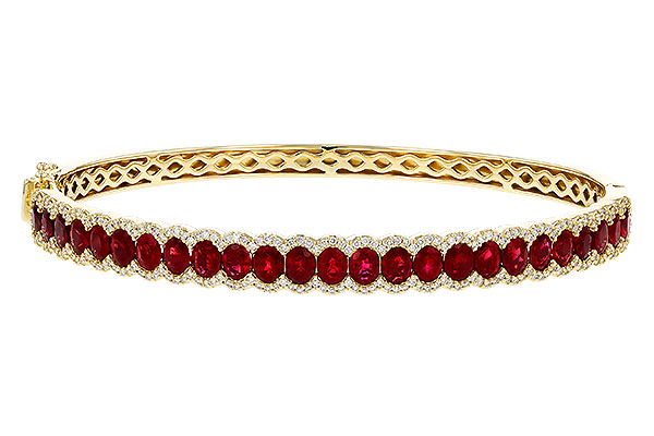 M311-16916: BANGLE 5.04 TW RUBY 5.60 TGW