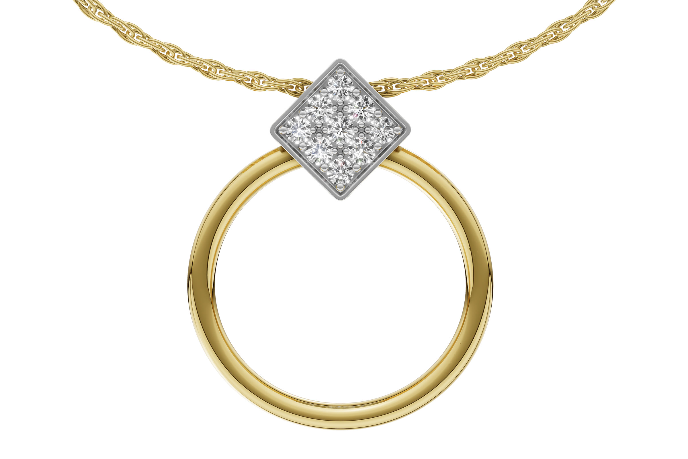 M312-01489: NECKLACE .25 TW